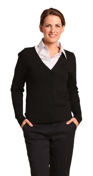 Women's V-Neck Long Sleeve Cardigan image4